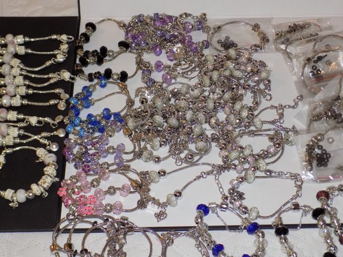 Lotto enorme bracciale charm - lotto,