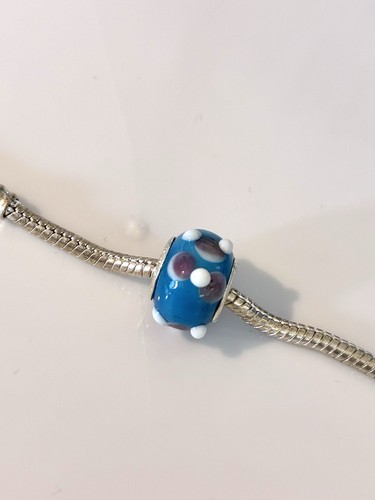 Charm floreale blu - ,