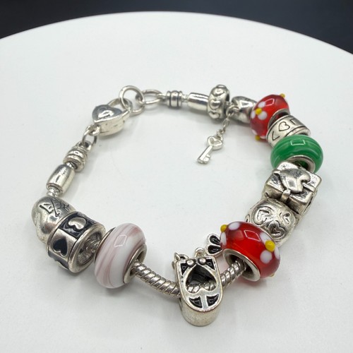 Bracciale charm europeo tono - bracciale,