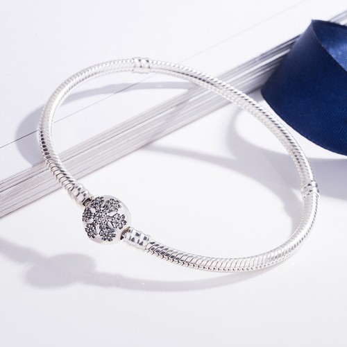 Bracciale catena argento neve