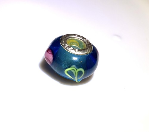 Charm vetro perla - in,