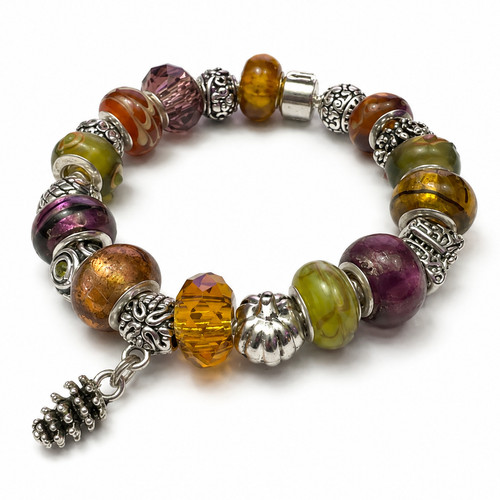 Bracciale charm autunno - charm,