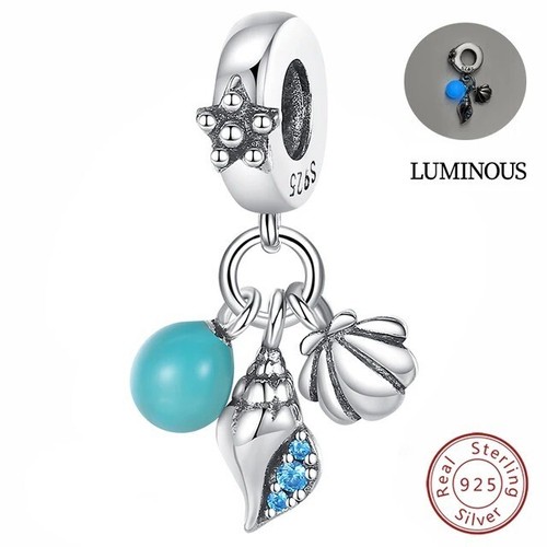 Charm mare conchiglie luminose