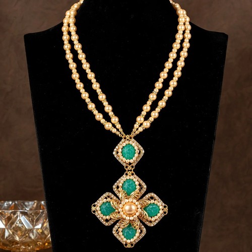 Collana perle vintage - collana,